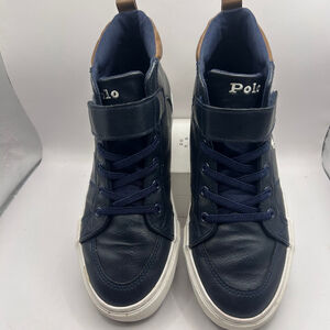Boy's Polo Ralph Lauren Sneakers, Size 2.5, Navy
